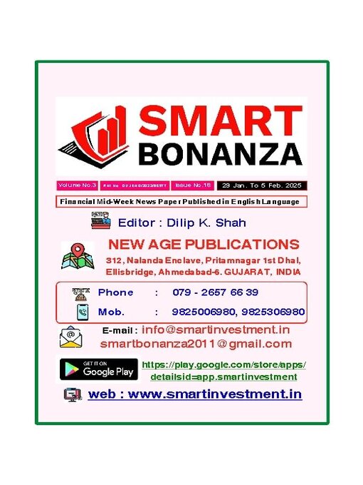 Title details for Smart Bonanza Financial Weekly English  by New Age Publications Pvt. Limited - Available